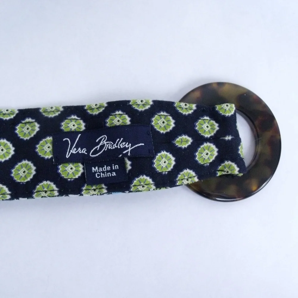 Vera Bradley Preppy Paisley Fabric Belt M/L